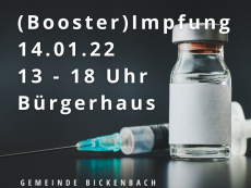 (Booster-) Impfung vor Ort