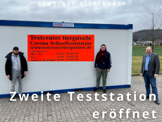 Zweite Teststation in Bickenbach eröffnet