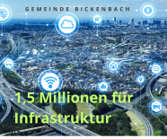 1,5 Millionen für Infrastruktur