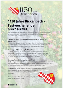 1150 Jahre Bickenbach