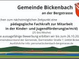 Mitarbeiter/in (w/m/d)  für die Kinder- und Jugendförderung