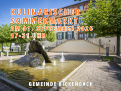 Kulinarischer Sommermarkt