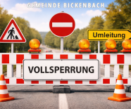 Vollsperrung des Pfädchens "Am Jagdschloss" 