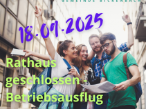 Die Gemeindeverwaltung ist am Donnerstag, den 18.09.2025 geschlossen