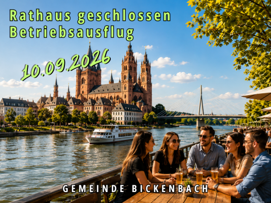 Die Gemeindeverwaltung ist am Donnerstag, den 10.09.2026 geschlossen