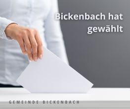 Europa hat gewählt - Bickenbach hat gewählt