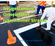 Mehr Sicherheit an der Ortseinfahrt: Gemeinde gestaltet Jugenheimer Straße um