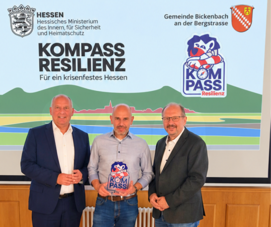 Bickenbach für Krisenvorsorge ausgezeichnet Bickenbach für Krisenvorsorge ausgezeichnet