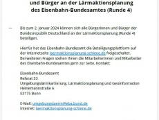 Öffentlichkeitsbeteiligung für Bürgerinnen und Bürger