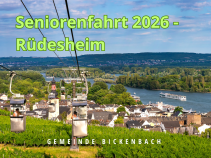 Seniorenausflug 2026:  Rüdesheim am 22.09.2026