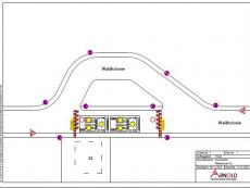 Vollsperrung in der Waldkolonie auf Höhe Hausnummer 32