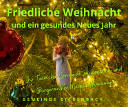 Frohe Weihnachten und ein gesundes Neues Jahr