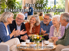 Seniorenforum in Bickenbach startet