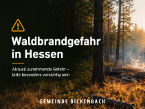 Forstministerium weist auf Waldbrandgefahr hin