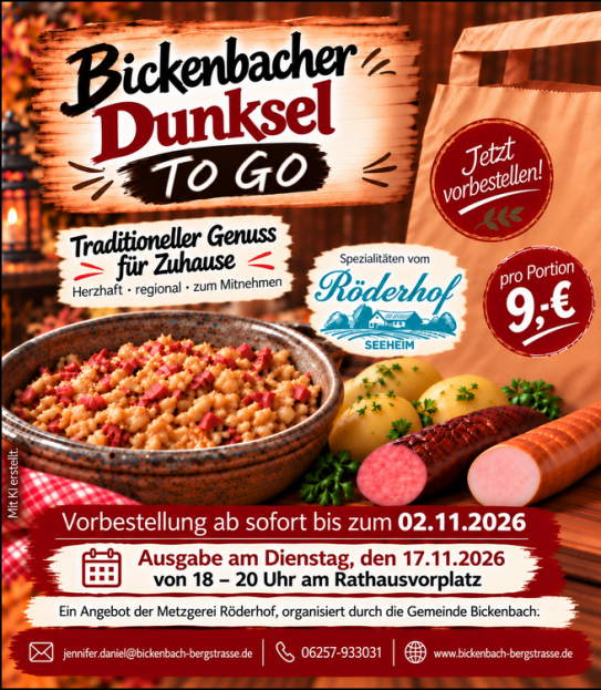 Bickenbacher Dunksel „to go“ – Traditioneller Genuss für Zuhause