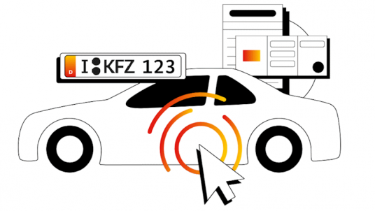 Auto mit Serververbindung
