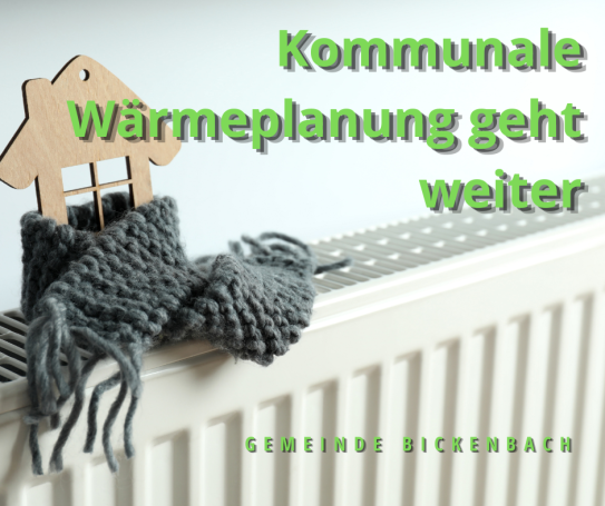 Kommunale Wärmeplanung in Bickenbach geht in die nächste Phase