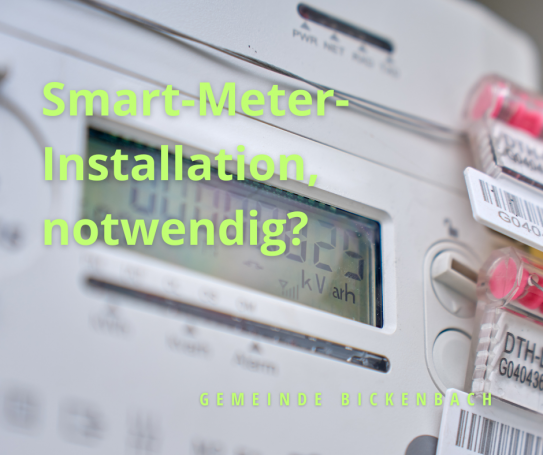 Achtung irreführende Briefe "Smart Meter" auch in Bickenbach